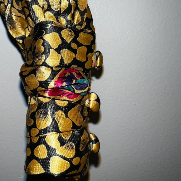 Vintage Nicole Blakes Petites Gold Turtle Neck Blouse - Picture 9 of 16